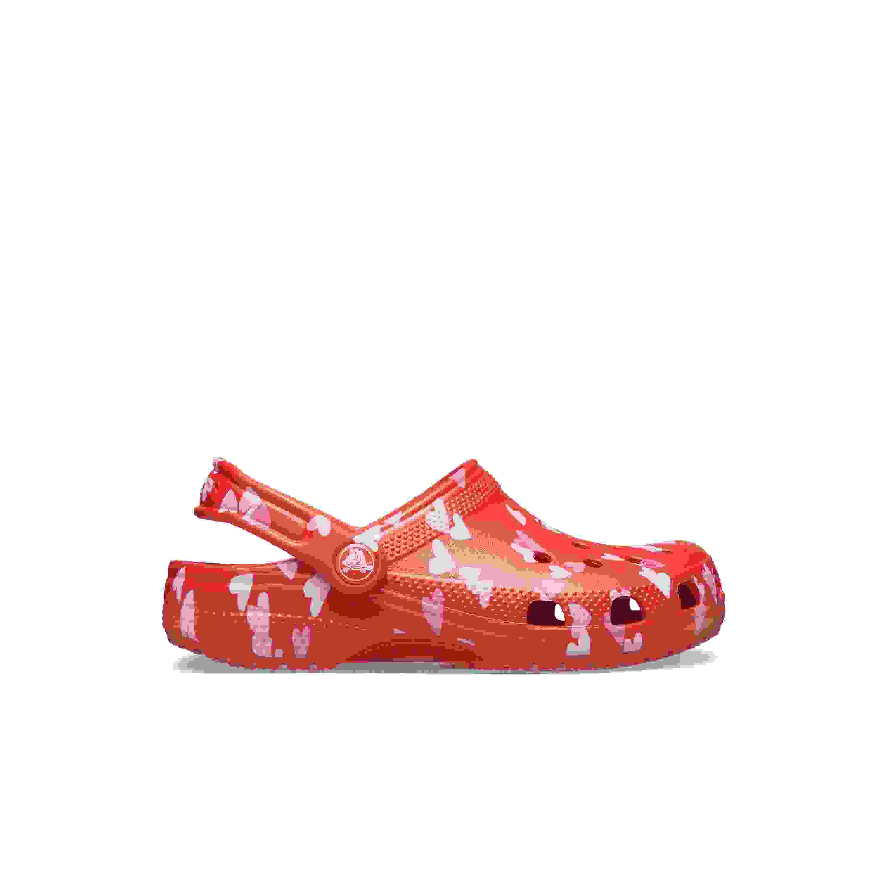 Crocs Classic Preschool Girls' "Valentine's Day Red" Clog